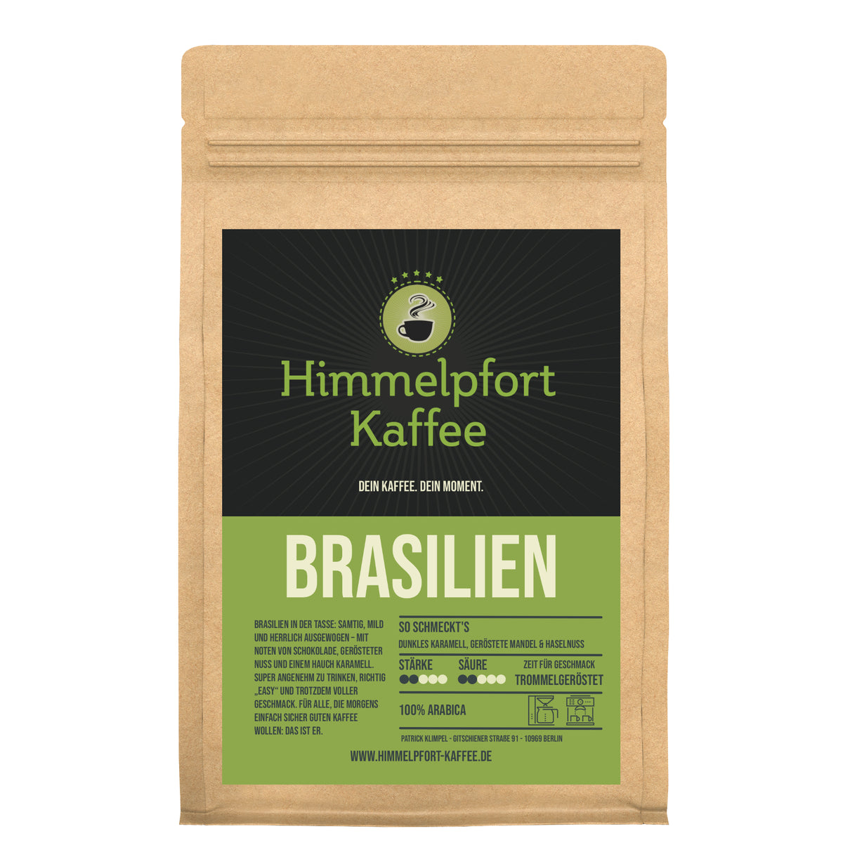 Brasilien von Himmelpfort Kaffee – Kaffeeverpackung