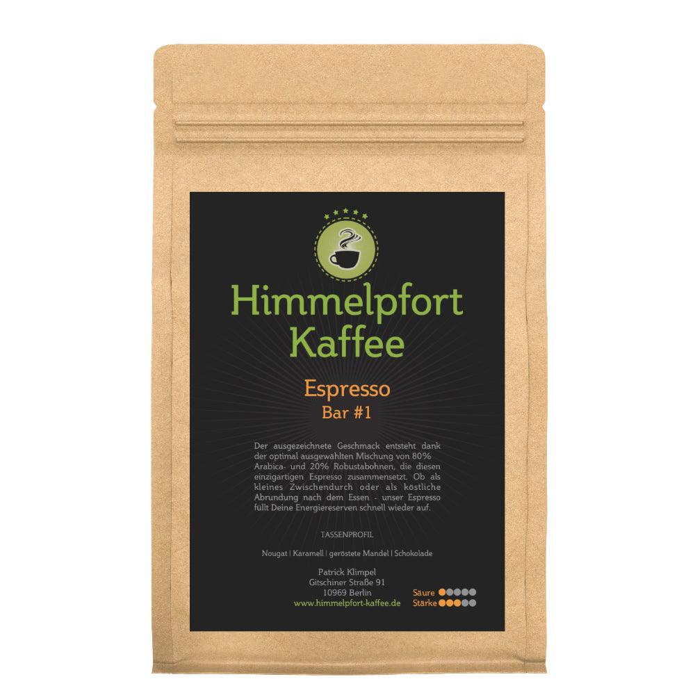 Espresso Bar #1 von Himmelpfort Kaffee – Kaffeeverpackung