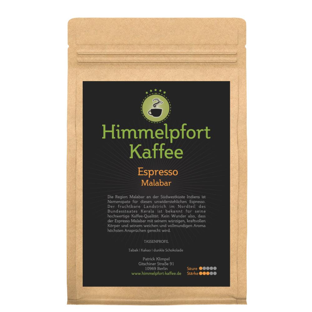 Espresso Malabar von Himmelpfort Kaffee – Kaffeeverpackung