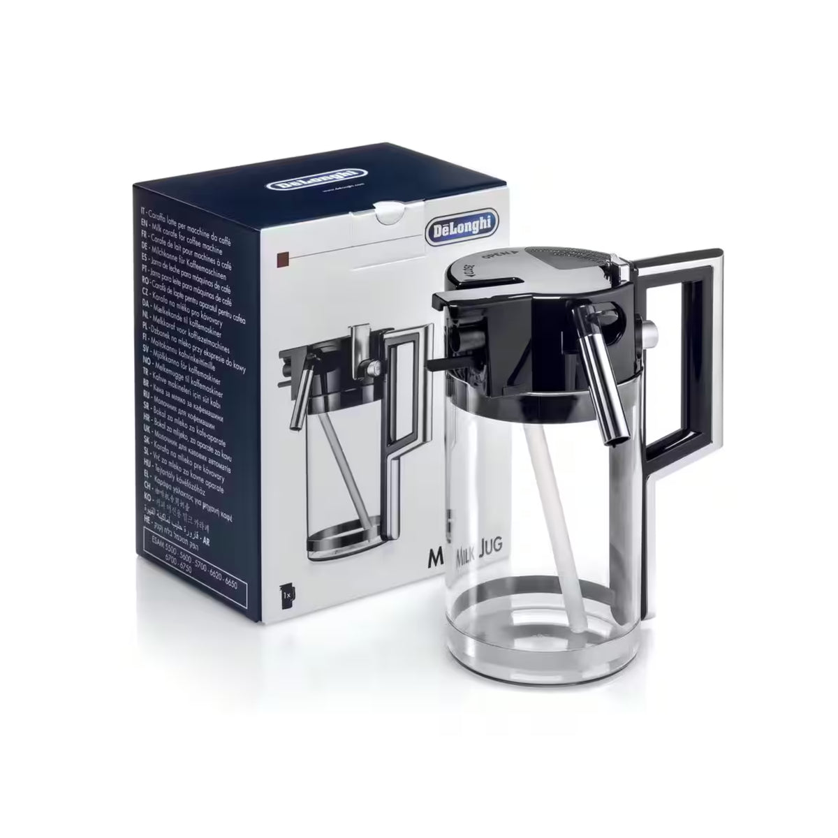 De’Longhi Milchkaraffe DLSC007 für Perfecta und PrimaDonna – 5513294531 – mit Originalverpackung