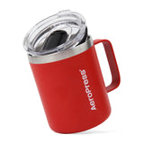 AeroPress Travel Coffee Mug – roter Reisebecher mit Deckel