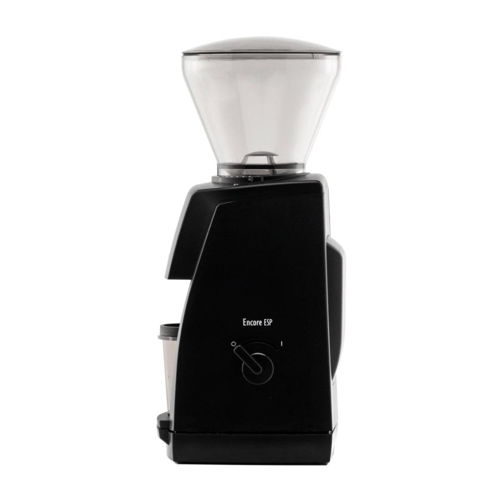 Baratza Encore ESP Kaffeemühle für Espresso und Filter – Rückansicht in Schwarz