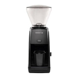 Baratza Encore ESP Kaffeemühle für Espresso und Filter – Frontansicht mit Dosierbecher