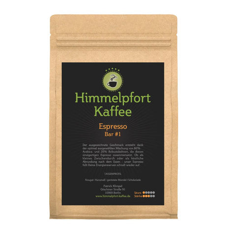 Espresso Bar #1 von Himmelpfort Kaffee – Kaffeeverpackung