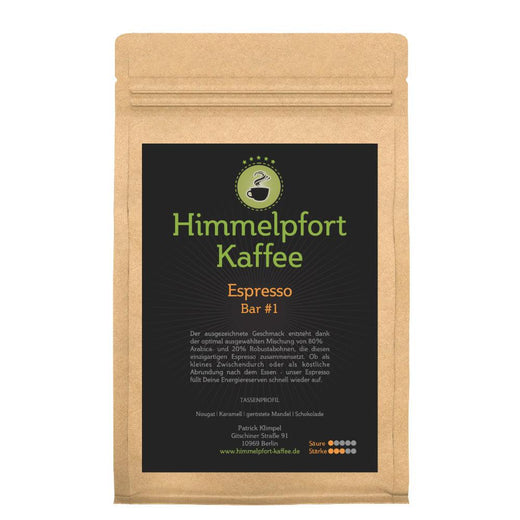 Espresso Bar #1 von Himmelpfort Kaffee – Kaffeeverpackung