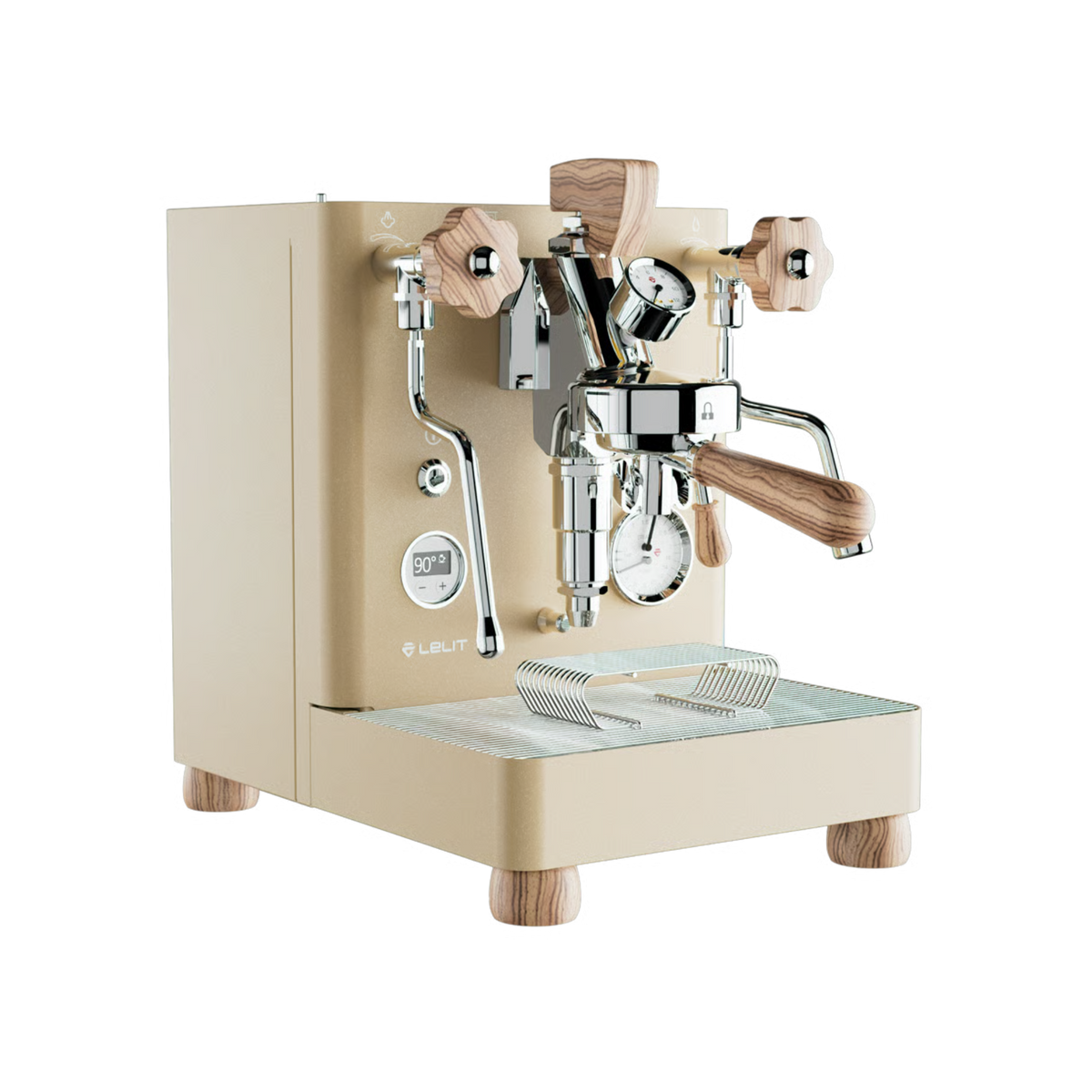 LELIT Bianca PL162T Dualboiler-Espressomaschine – goldfarbene Ausführung