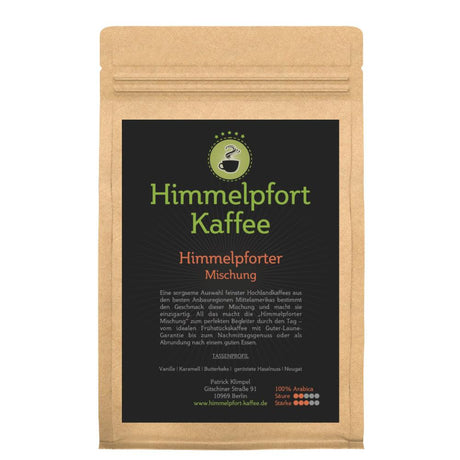 Himmelpforter Mischung von Himmelpfort Kaffee – Kaffeeverpackung