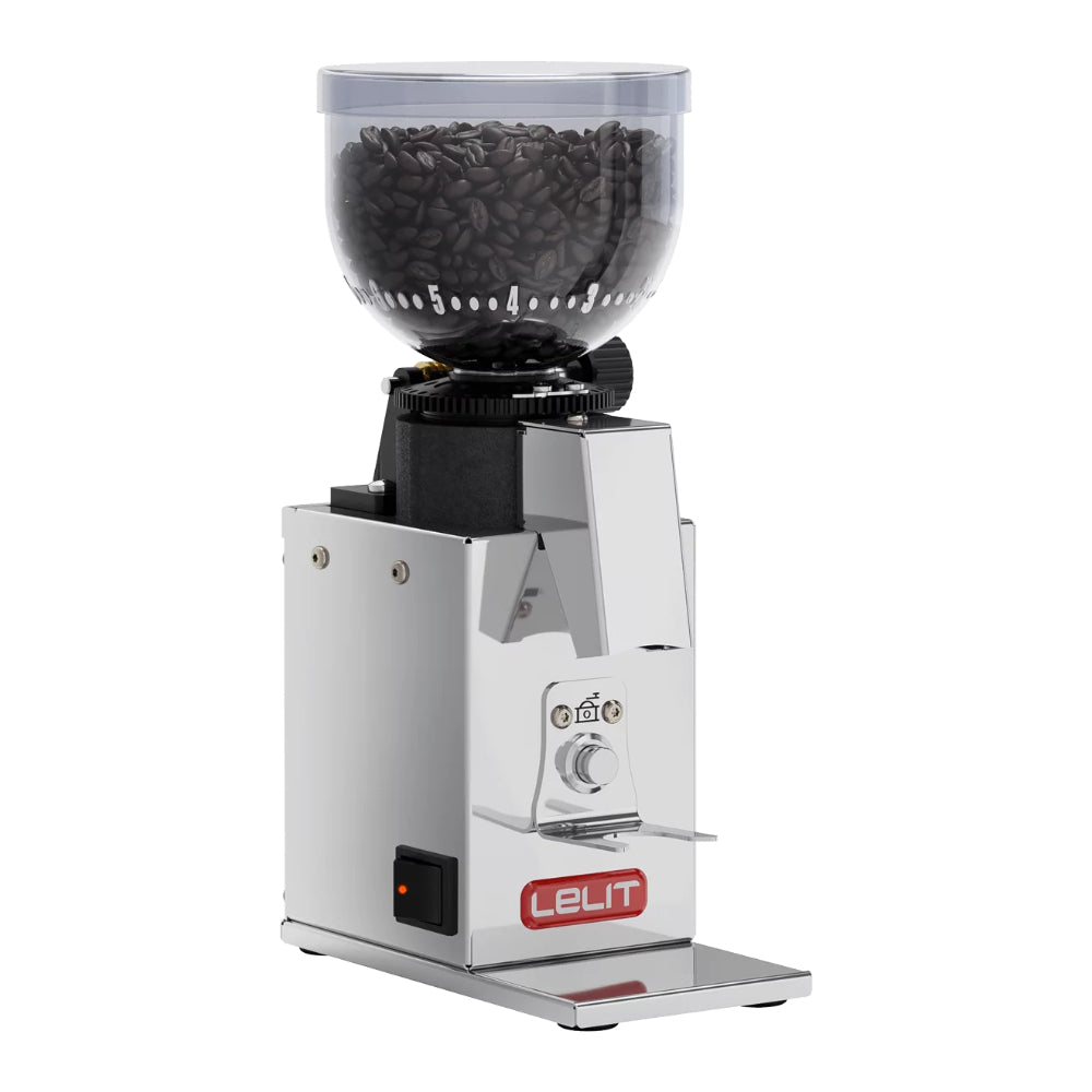 LELIT Fred PL043MMI On-Demand-Espressomühle – schräge Gesamtansicht