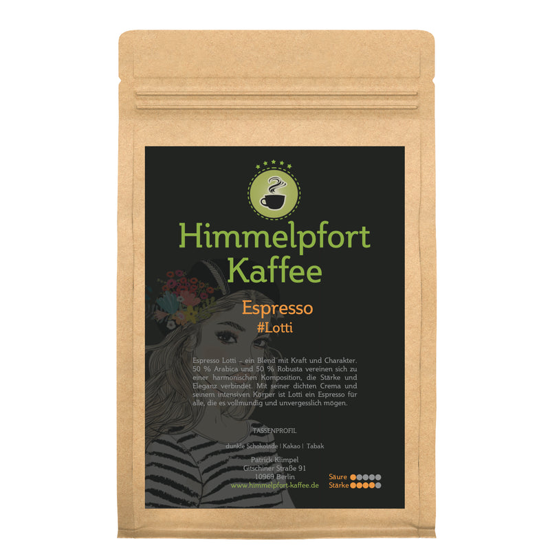 Espresso #Lotti von Himmelpfort Kaffee – Kaffeeverpackung