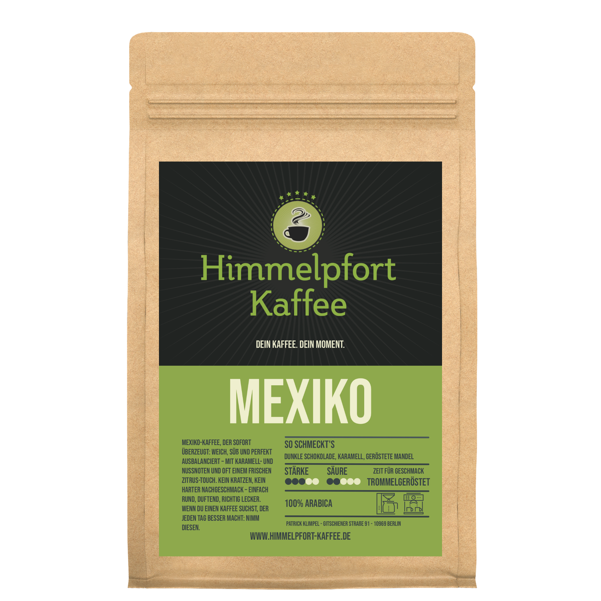 Mexiko Chiapas von Himmelpfort Kaffee – Kaffeeverpackung