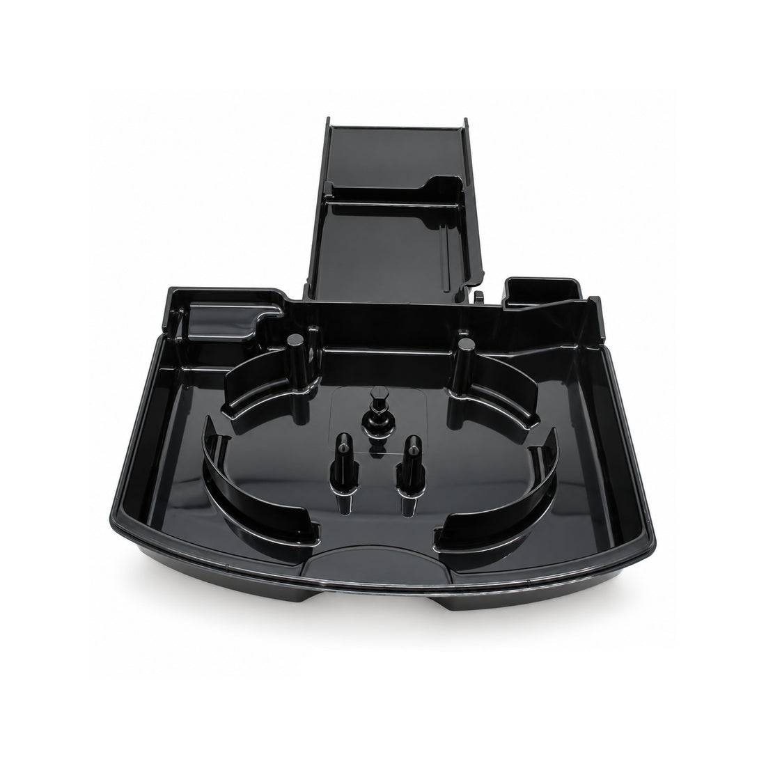 De’Longhi Abtropfschale AS13200099 für Magnifica S – schwarze Auffangwanne ohne Gitter und Schwimmer