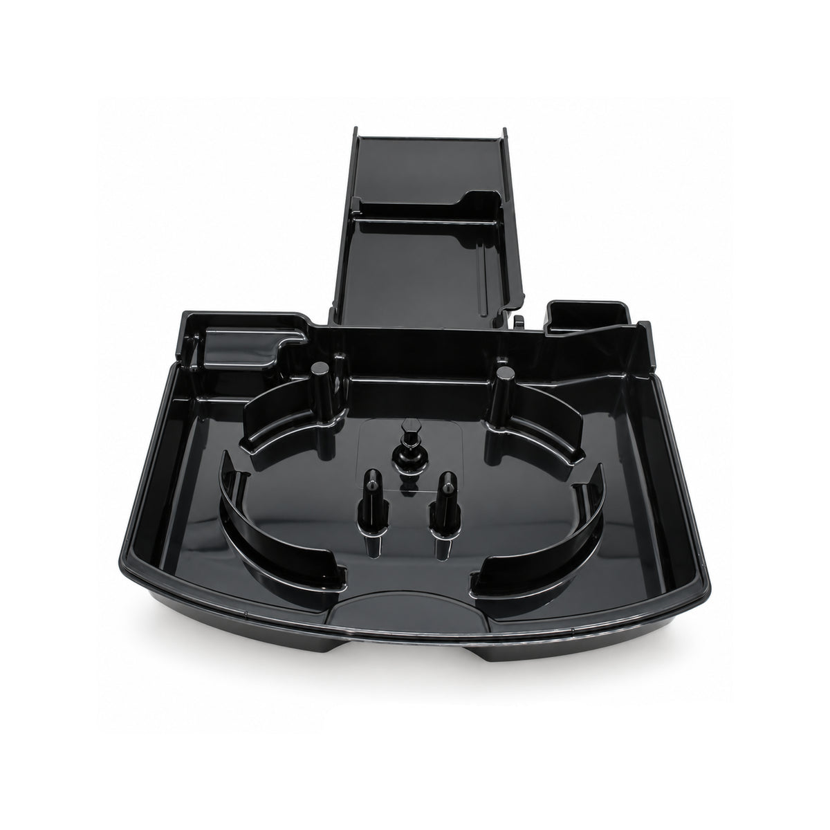De’Longhi Abtropfschale AS13200099 für Magnifica S – schwarze Auffangwanne ohne Gitter und Schwimmer