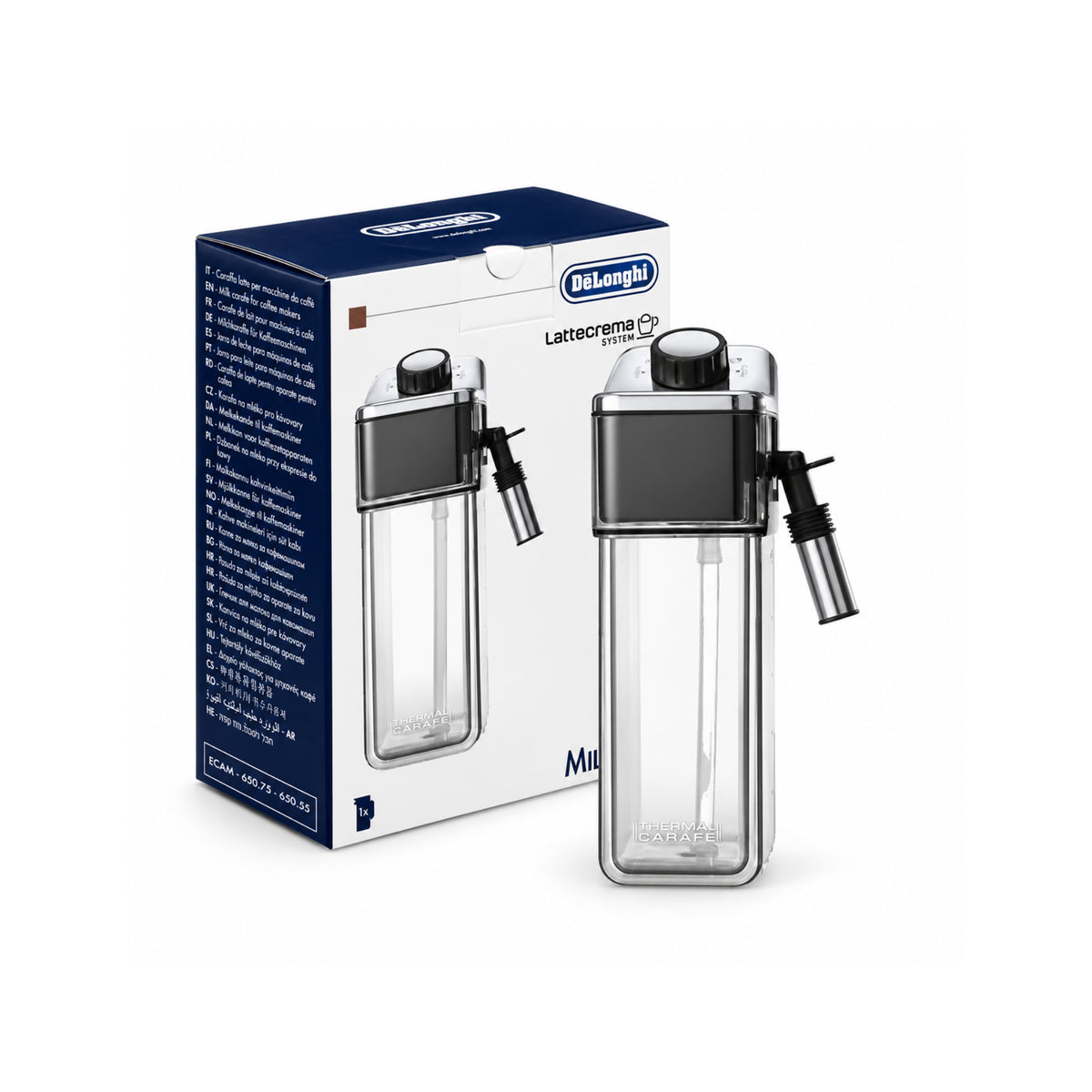De’Longhi Milchkaraffe DLSC014 für PrimaDonna ECAM – 5513297811 – mit Originalverpackung