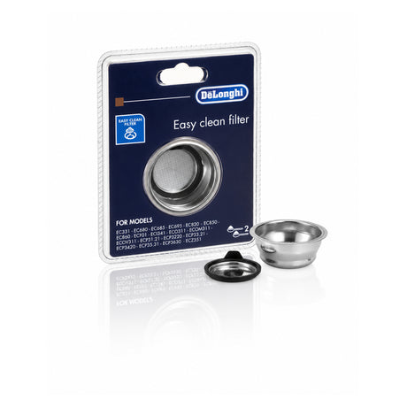 De’Longhi EasyClean Zweitassenfilter DLSC401 5513281001 mit herausnehmbarem Einsatz und Originalverpackung
