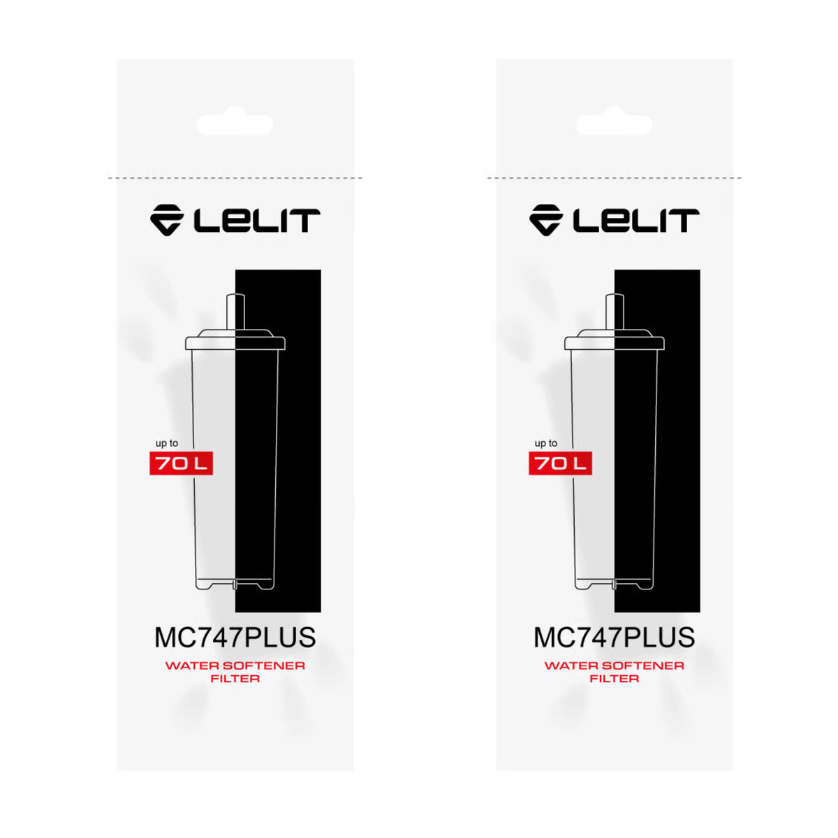 LELIT Wasserfilter – zwei Filterkartuschen in Originalverpackung