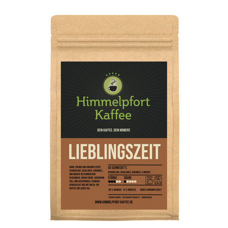 Lieblingszeit von Himmelpfort Kaffee – Kaffeeverpackung