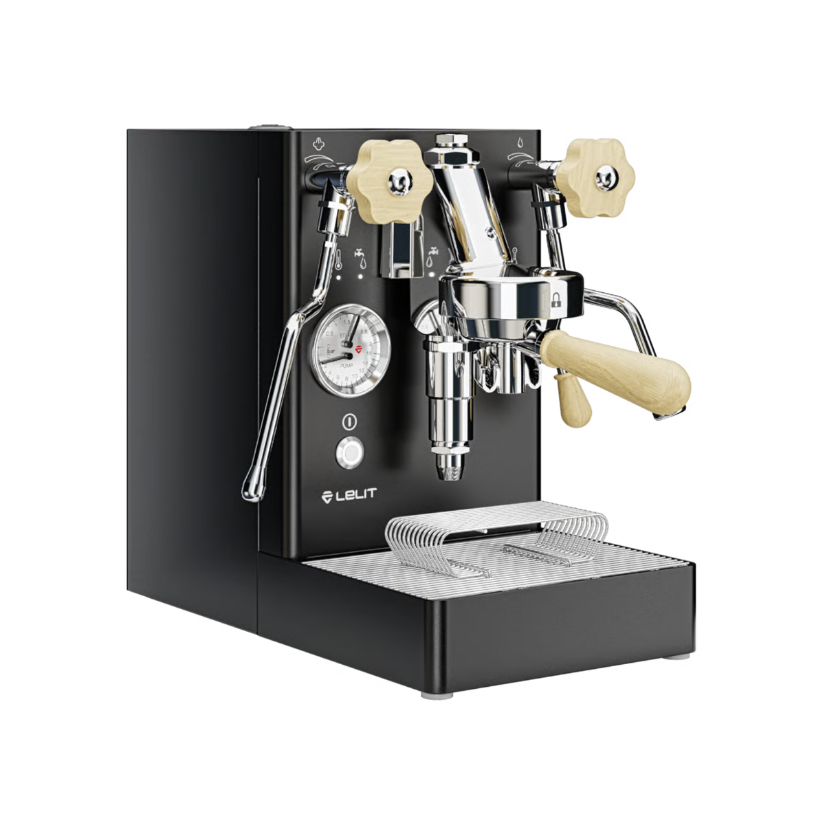 LELIT MaraX PL62X HX-Zweikreiser-Espressomaschine – schwarze Ausführung