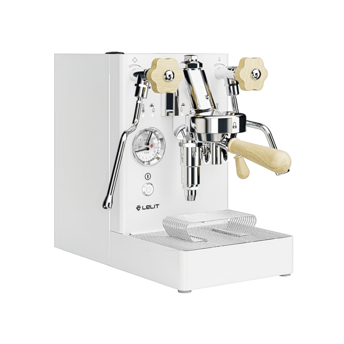 LELIT MaraX PL62X HX-Zweikreiser-Espressomaschine – weiße Ausführung