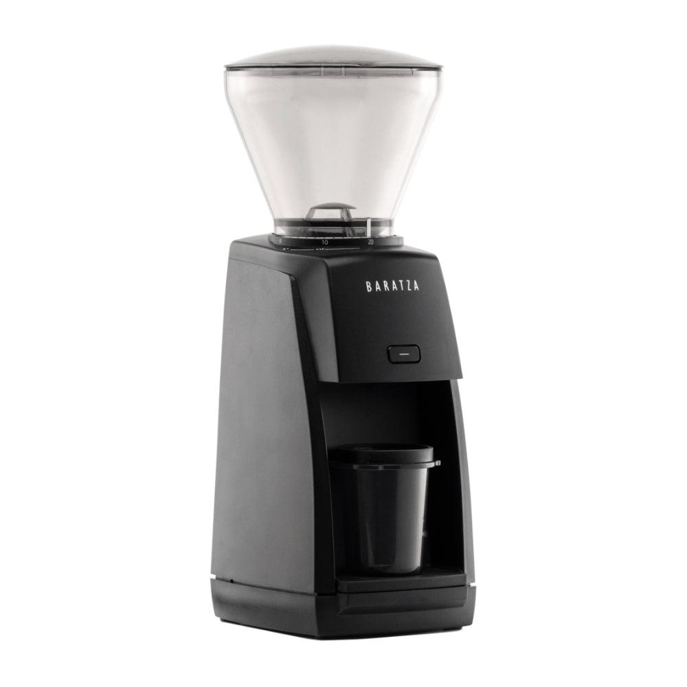 Baratza Encore ESP Kaffeemühle für Espresso und Filter – schräge Gesamtansicht in Schwarz